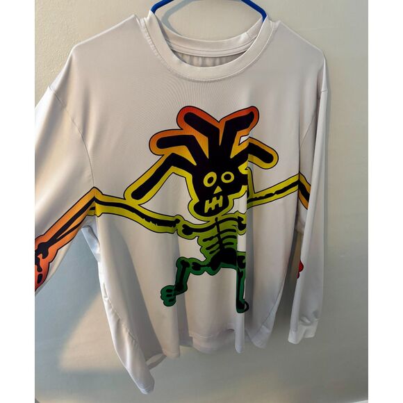 Flow Society Long Sleeve Athletic T-Shirt – Men's (Size Large, White) - Picture 1 of 5